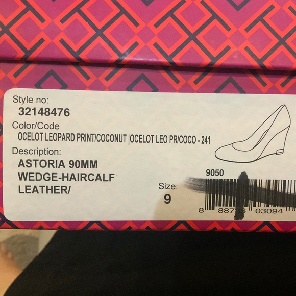 Tory Burch Wedge-Size 9 Wedge-Astoria, Never worn - Picture 2 of 9